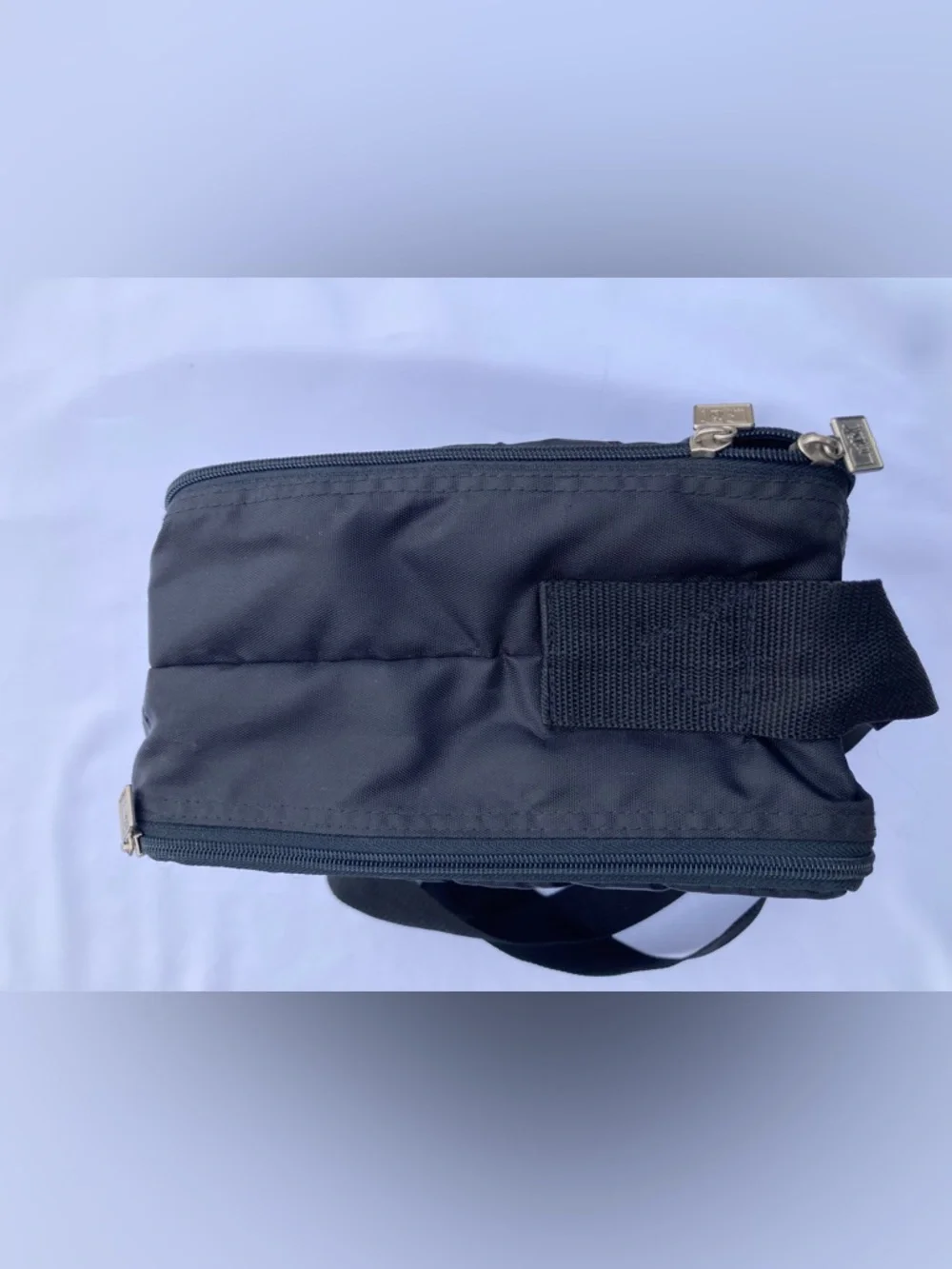 Rare Vintage 90s MTV Music Television Nylon Black Messenger Shoulder Bag Logo - Picture 10 of 12